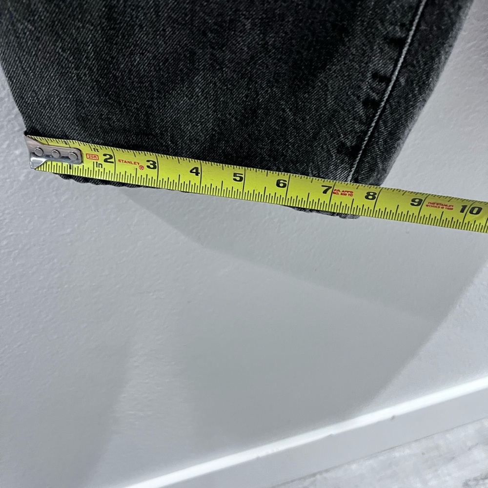 Reformation Val 90s Mid Rise Straight Leg Black Denim Jeans 27 size women’s - Picture 11 of 13